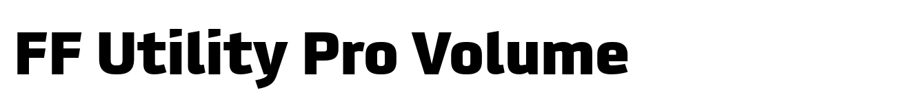 FF Utility Pro Volume